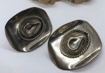 Big Sterling Silver Cowboy Hat Earrings 925 Mexico Taxco Southwestern Western