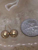 Vintage 14kt Yellow Gold Ball Stud Earrings 14 kt Karat