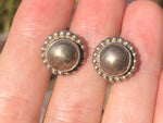 Vintage The Kalo Shop Antique screwback earrings sterling silver rare!!