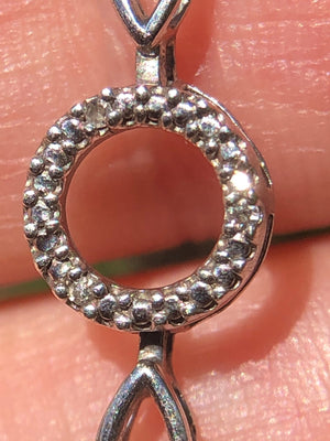 Sterling silver tennis bracelet diamonds 925 eternity link circles. Free shipping