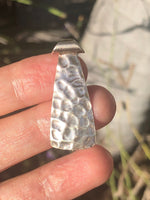 Vintage retired Silpada sterling silver 925 hammered pounded abstract modernist pendant 4 necklace free shipping