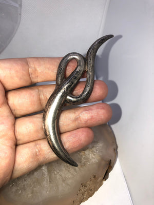 Vintage modernist Taxco Mexico sterling silver brooch 925