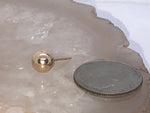 Vintage 14 karat yellow gold ball single earring stud 14kt kt Men’s or women’s free shipping!