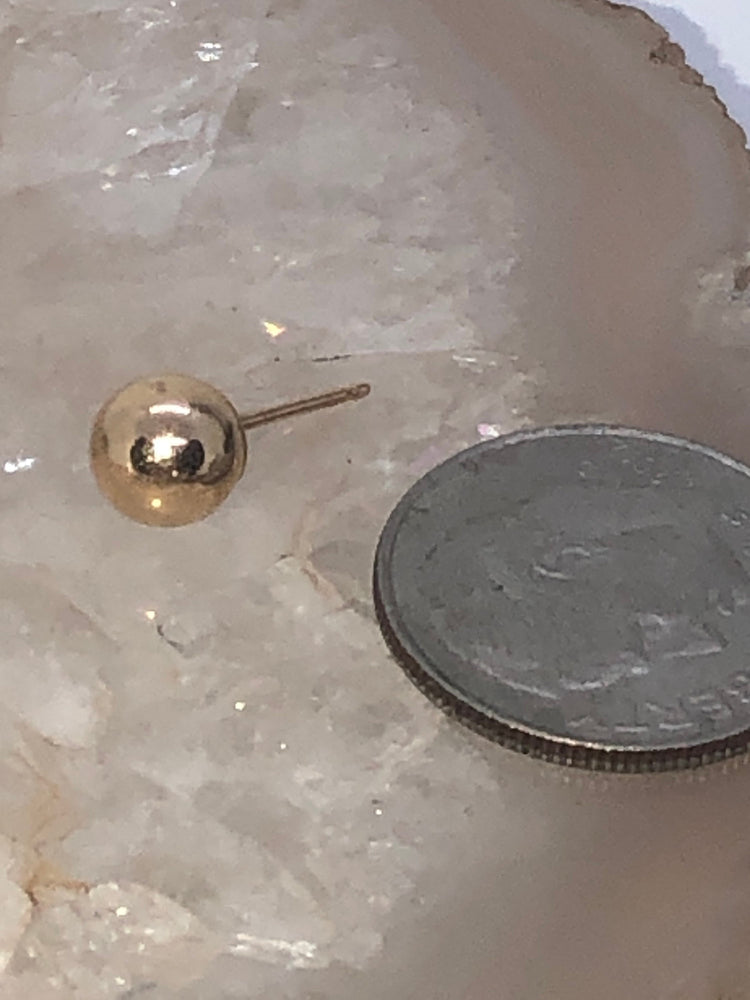 Vintage 14 karat yellow gold ball single earring stud 14kt kt Men’s or women’s free shipping!