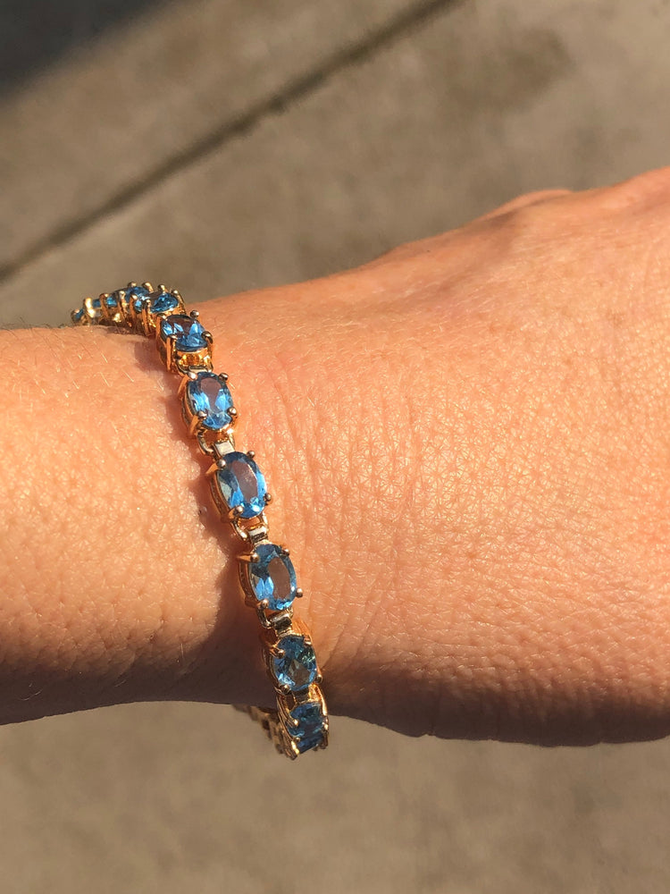 Vintage Bracelet Lot 3 Jasper Charm Rhyolite Earrings Aquamarine Gold Vermeil  Diamond Illusion link 925 Sterling Silver Ross Simons