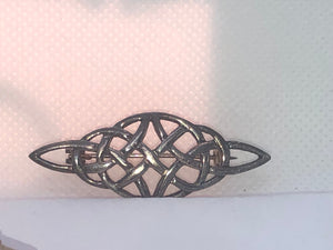 Vintage Celtic brooch pin Sterling Silver 925