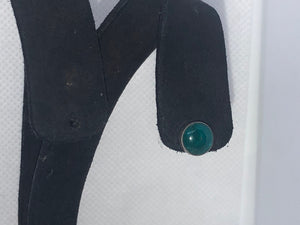 Vintage Chrysocolla Single Stud Earring - Sterling Silver