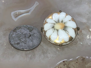Victorian Edwardian Gold Fill Brooch Pins  Lot Antique Czechoslovakia Amber Glass Hand Painted Seed Pearls Enamel Art Deco Very Old C Clasps