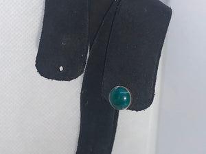 Vintage Chrysocolla Single Stud Earring - Sterling Silver