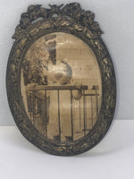 Antique Victorian Italian 800 silver floral -  Rosas picture frame Very old