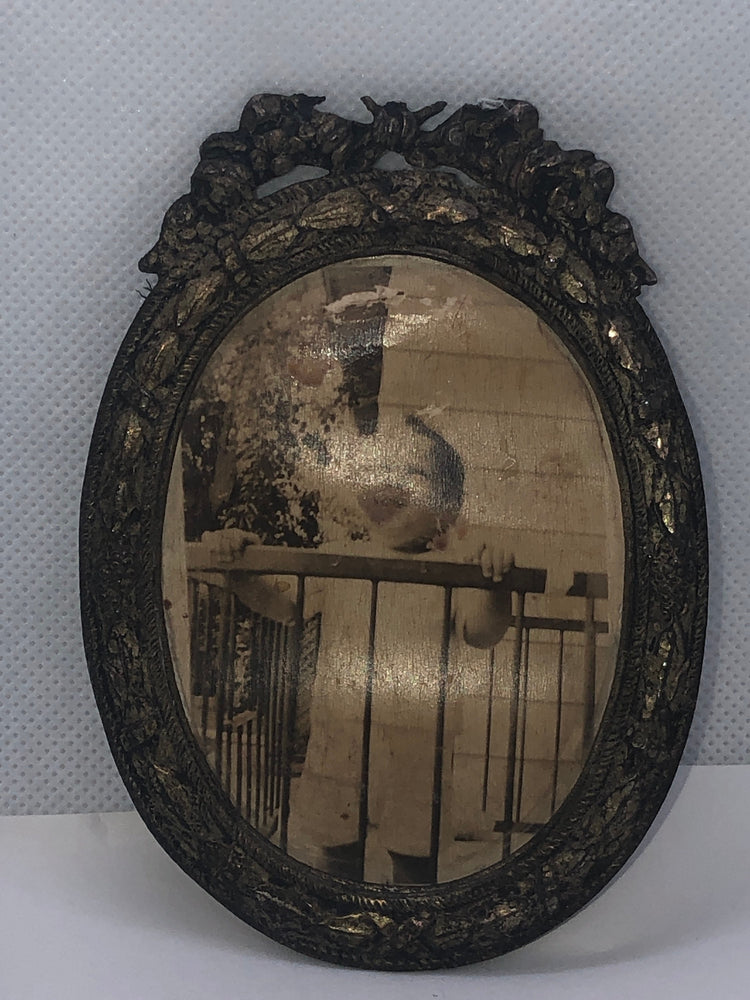 Antique Victorian Italian 800 silver floral -  Rosas picture frame Very old