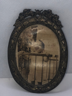Antique Victorian Italian 800 silver floral -  Rosas picture frame Very old
