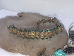 Vintage antique designer Alioto Adriana 800 silver gold Vermeil cloisonné enamel filigree bracelet Genoa Italy rare *needs repair* wearable