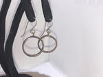 Vintage Sterling Silver Dangle Hoop Earrings 925 Designs