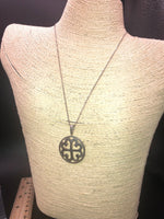 Beautiful sterling silver 925 medallion Viking/Celtic Scandinavian? Necklace with chain Very cool and unique men’s or women’s