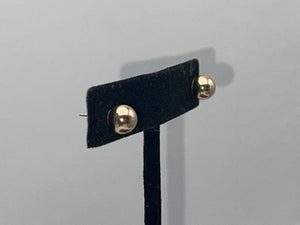 14 kt Yellow Gold Ball Bead Stud Earrings Designer MA -Michael Anthony  6 or 7 mm 14k karat