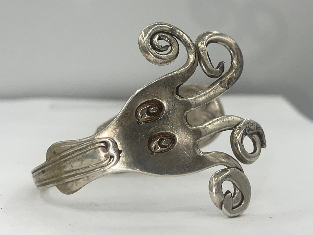 Fork Bracelet 1800’s Georgian / Victorian Sterling - Coin Silver Antique Monogrammed R & W Wilson 1825-1869