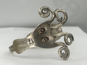 Fork Bracelet 1800’s Georgian / Victorian Sterling - Coin Silver Antique Monogrammed R & W Wilson 1825-1869