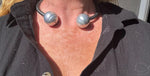 Bold Vintage Torque Necklace with Oversized Faux Pearls – Avant-Garde Statement Collar Runway