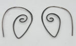 Vintage Abstract Sterling Silver Threader Earrings Unusual Swirls